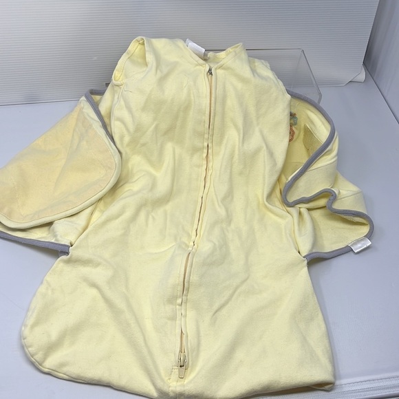 Halo SleepSack Swaddle Newborn Yellow 100% Cotton Wearable Blanket Lion - Picture 3 of 10